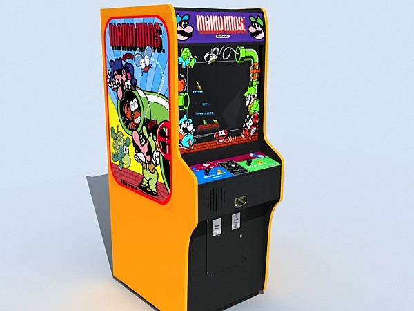 mario bros arcade 3d model - mario bros arcade by monkeyodoom